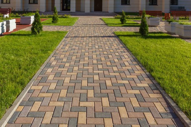Residential Paver Driveway in Ampere North, NJ